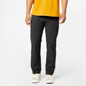 Dockers Men's Black Ultimate Chinos Straight Fit Comfort Pants Size 34X29 EUC